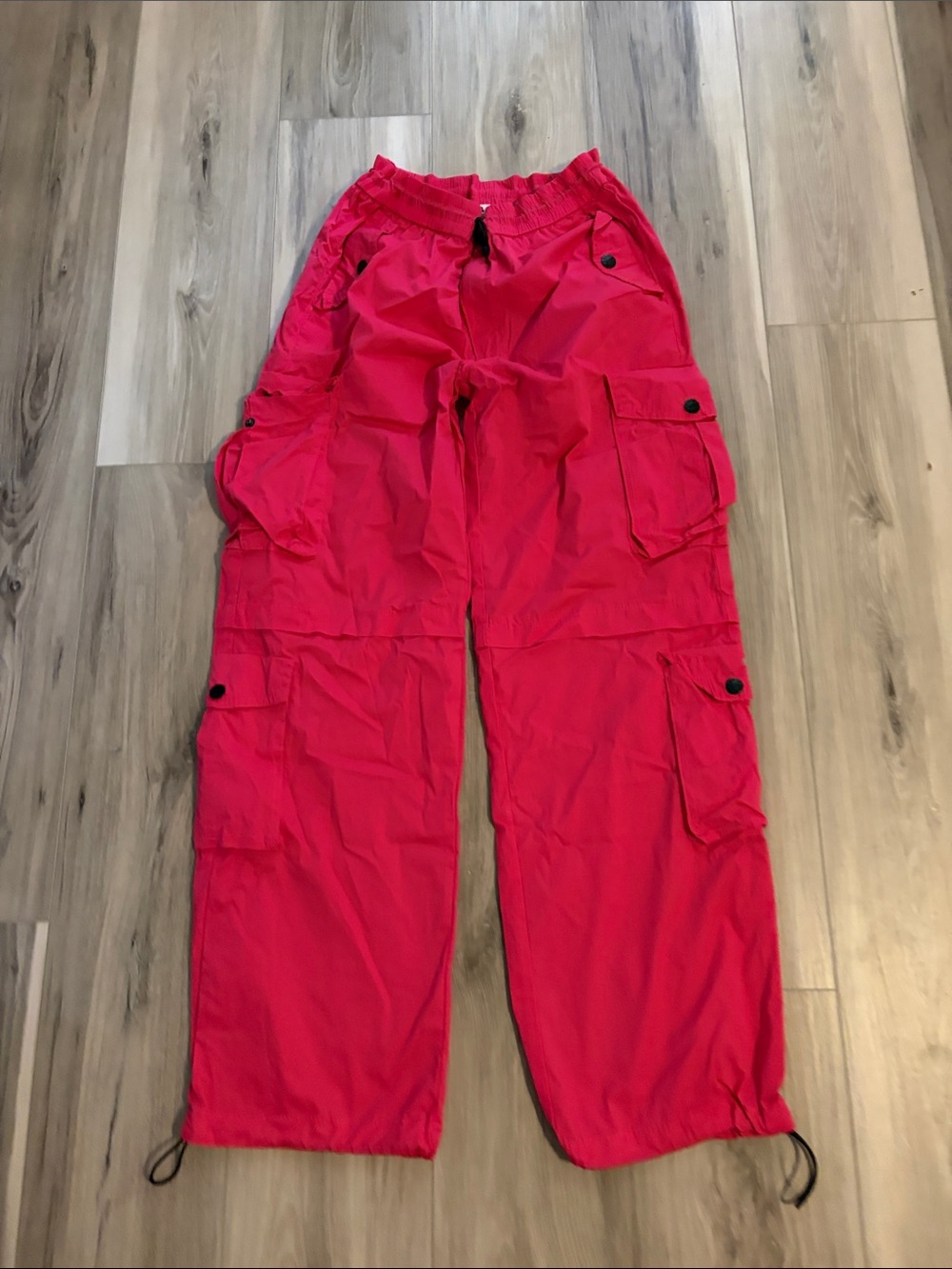 Buckle Hot Pink Cargo Track Pants